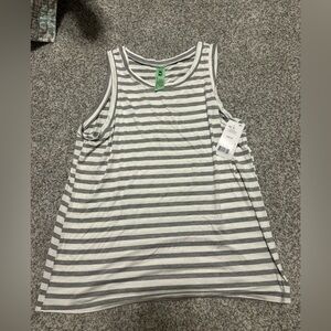 striped pajama tank top